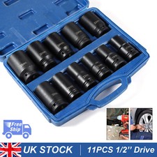 3/4"Inch DRIVE DEEP IMPACT Socket 17mm-38mm HGV Long Reach Impact Sockets