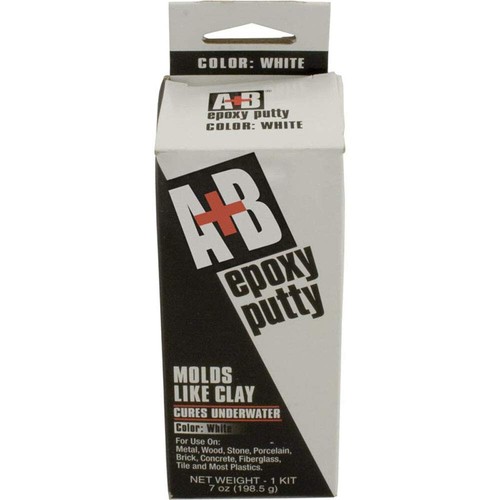 Epoxy putty 7oz white - epoxy, 7oz,