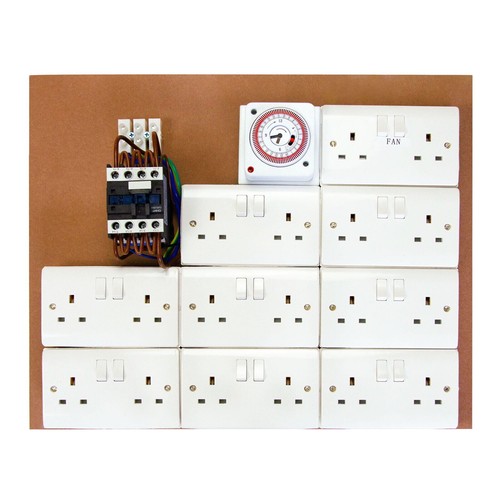 Way mdf contactor board - 16/18,