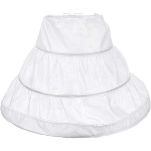 Girls petticoat half - half, flower