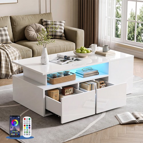 Led high gloss - gloss, coffee