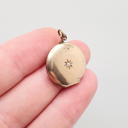Antique rolled gold - gold, locket