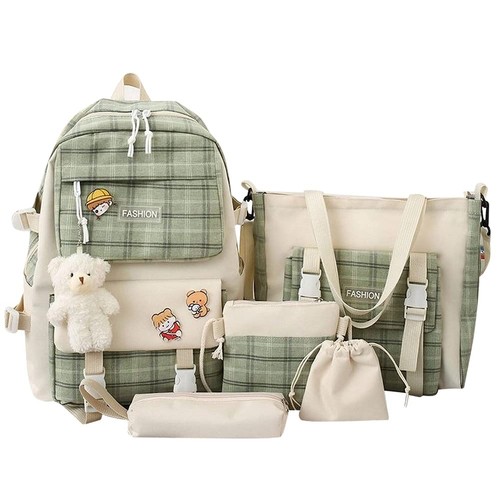 5pcs school bags - bags, kawaii
