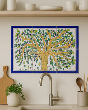 18" × 12" Ceramic Tile Mural