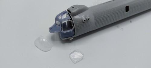 Model belvedere cockpit - 1/72,