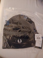 Fred Perry Black Merino Wool