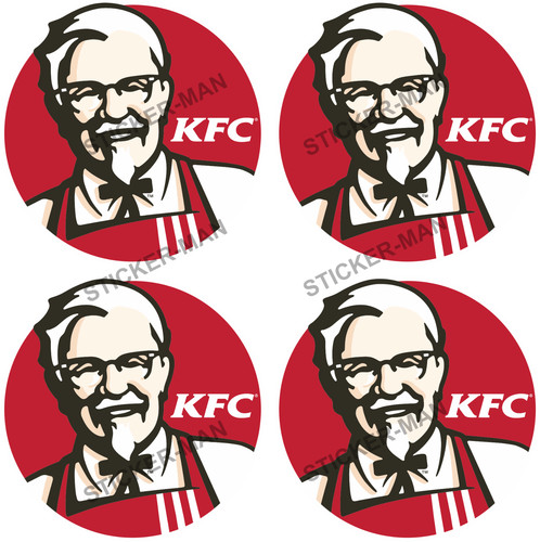 Kfc stickers laptop - car, van