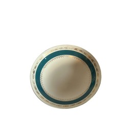 Crown Ducal A.G.R England Soup/Cereal/Dessert Bowl Bordered Gold Rim Bone China