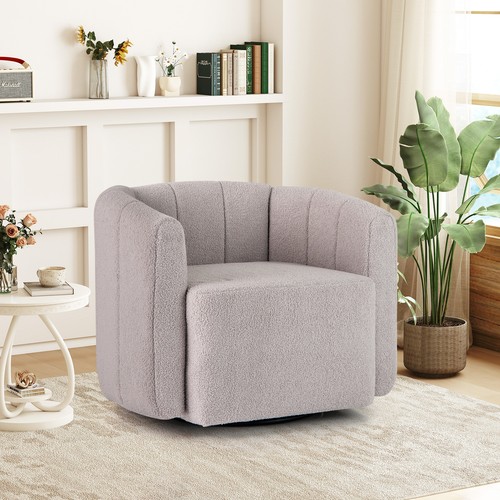 Modern upholstered sherpa - modern,