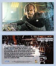 USS Defiant Off-Line #4 Star Trek First Contact 1996 Skybox Trading Card
