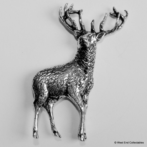 Standing red deer - red, stag