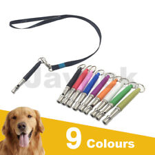 Dog Puppy Training Whistle Silent Ultrasonic Sound Pitch Adjustable 9 Colors