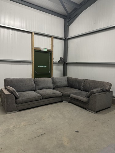 Large grey next corner sofa - next,