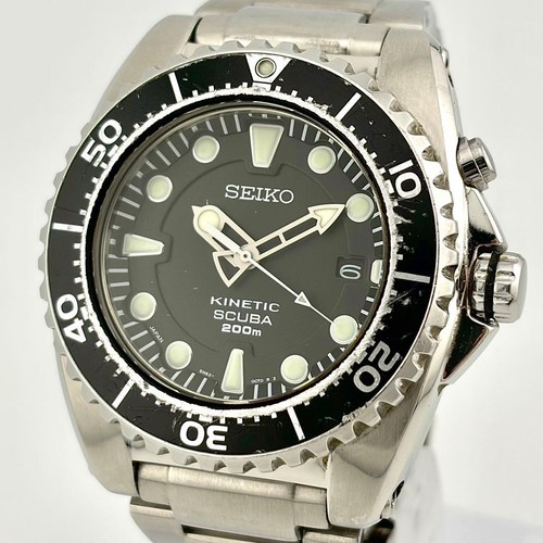 Seiko kinetic 5m62 - kinetic, black
