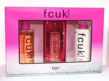 FCUK Xtreme for Her EDT 100ml, Fragrance Mist 250ml and Body Lotion 250ml