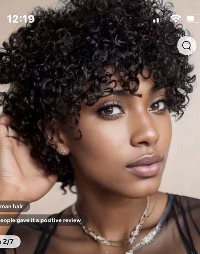 100 human hair short - human,