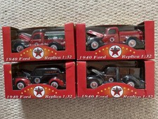 Set of 4 TEXACO ‘Old Timer Collection’ 1940 Die Cast Ford 1:32 Scale Vehicles