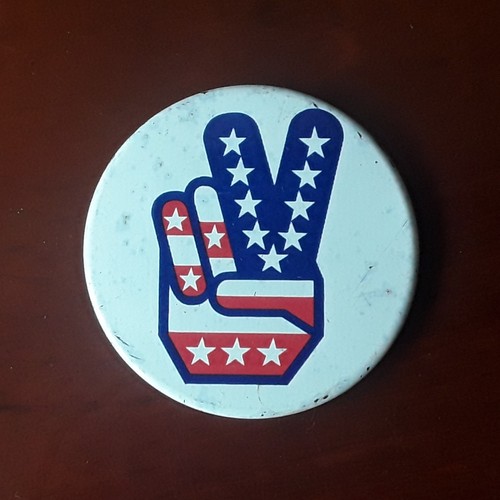 Vintage american flag peace - american,