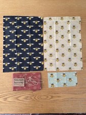 Eco Bee's Wax Wrap Set of 3 Wraps / Sheets Bees Patten Various Colours & Sizes