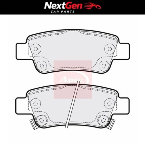 Rear brake pads apec for - brake,