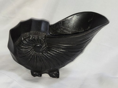 Large metal nautilus sea - large, shell