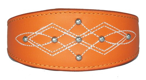 Orange silver stud stitch - stud,