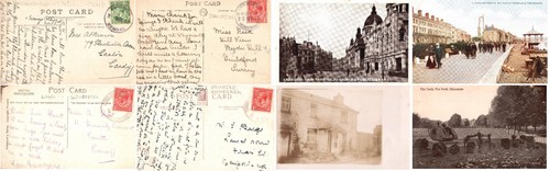 C1920 postcards large - v,