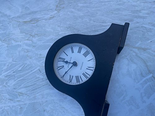 Jones black mantel clock - jones, &