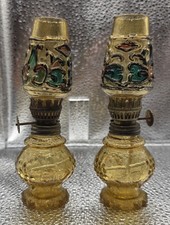 Set of 2 Mini Oil Lamps