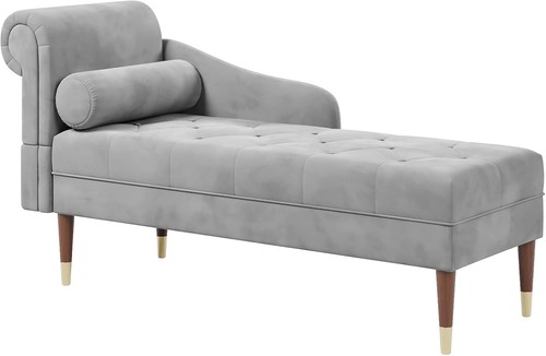 Velvet chaise longue indoor - chaise,