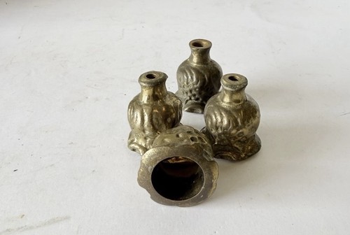 Solid brass cup with antique - with,