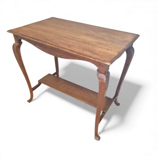 Victorian oak console table - oak,