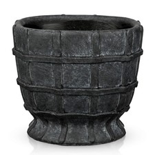 6" Black Ceramic Plant Pots