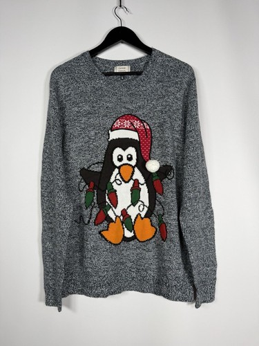 Christmas penguin jumper - christmas,