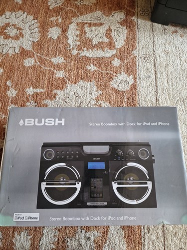 Bush stereo boombox with - bush,