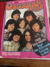 Osmonds World Magazines Numbers One To 23 With Osmonds Covers with free record ￼