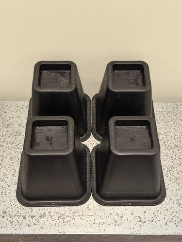 Bed risers inch heavy duty - risers, 6