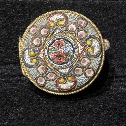 Antique micro mosaic - mosaic, trinket