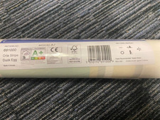 V.I.P Orla Stripe Duck Egg Wallpaper (51 New + only 1 not in original packaging)