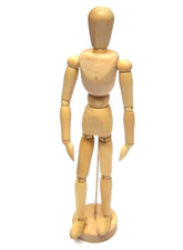 Wooden Artist Mannequin Doll  Painting Art 12 Inch Male Manikin Dummy Posable