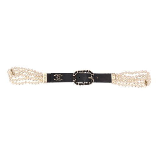 Chanel logo leather - 'cc', &