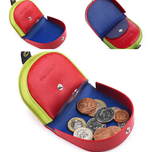 Real leather stylish coin tray - leather,