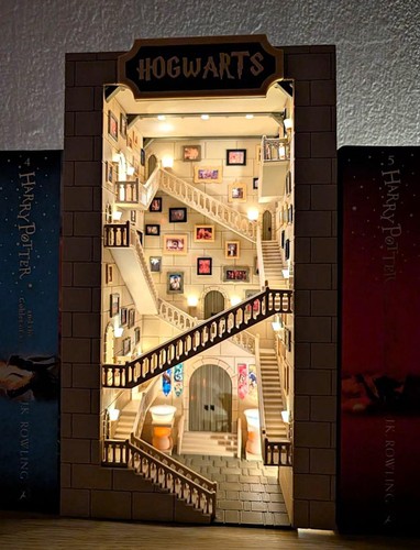 Diy hogwarts book nook kit - diy,