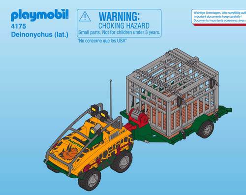 Playmobil 4175 dinos truck - 4175,