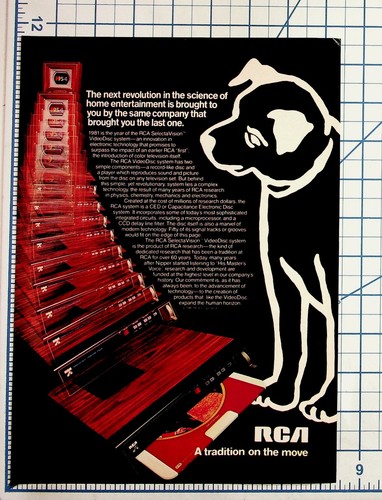 1981 rca selectavision - 1981,