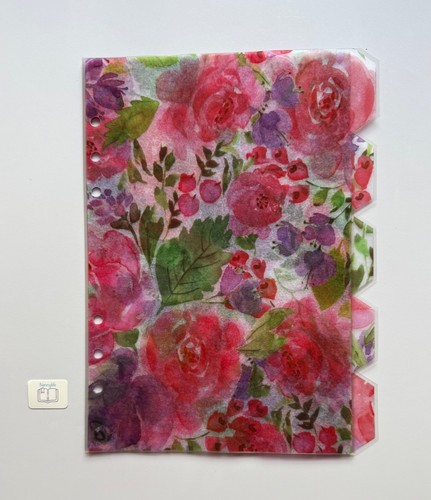 Filofax organiser dividers - a5,