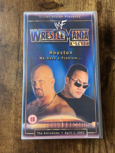 Wwf wrestlemania seven vhs - wrestlemania, x-seven