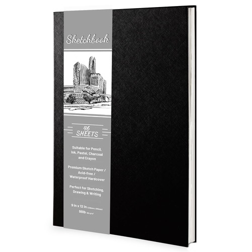Hardcover sketch book x - book,