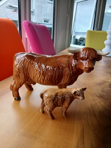 Beswick highland cattle calf - highland,