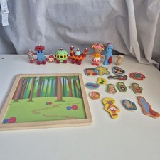 Vintage Rare In The Night Garden Magnetic Board Bundle Ninky Nonk Figures Haahoo
